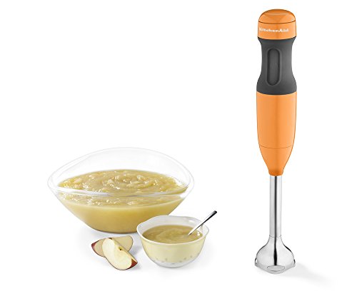KitchenAid KHB1231TG 2-Speed Hand Blender, 8", Tangerine