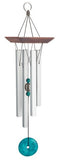 Woodstock Turquoise Chime - Silver