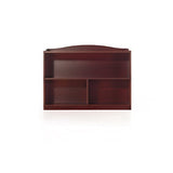 Guidecraft 7-Shelf Cherry Bookcase - Adjustable Shelves, Home & Office Organizer Furniture, Book Display