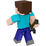 Set of 2 - Minecraft Build-A-Portal 3.25-in Figures - (Zombified Piglin + Steve)