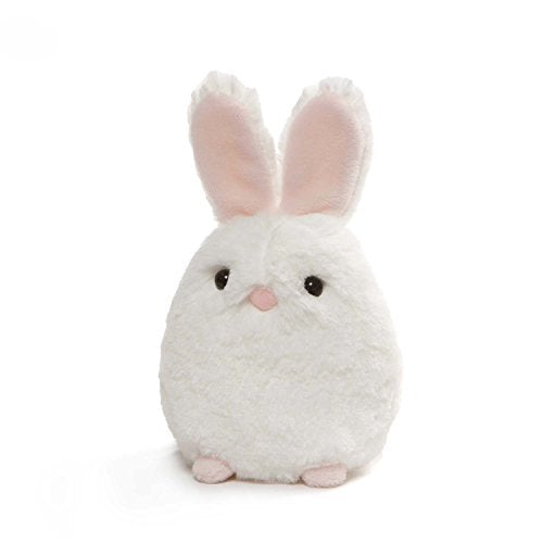 GUND Egglet Stuffed Animal Bunny Rabbit Plush, White, 4"