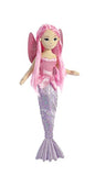 Aurora World Sea Sparkles Fairy Mermaid Coralina Plush,Pink