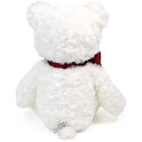 GUND Valentine's Day Hart Teddy Bear with Red Bow Stuffed Animal Plush, White, 18"