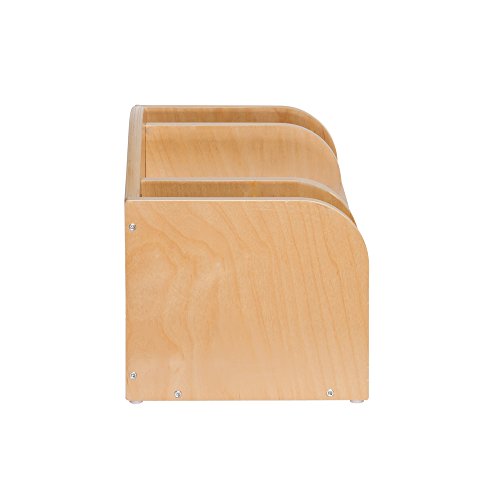 Guidecraft Low Desk Organizer Set - Book and Folder Storage Unit, Office and School Supplies Furniture
