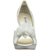 Coloriffics Women's Danica D'Orsay Pump,Ivory,10 M US
