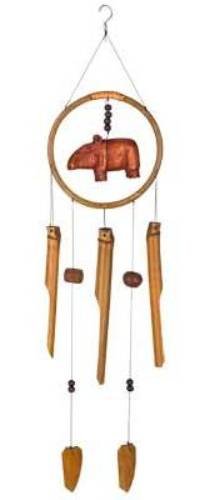 Asli Arts Collection Ring Chime, Hippo, 35" L
