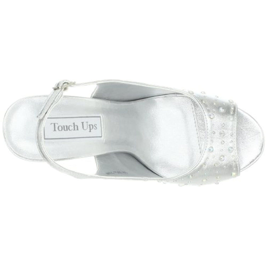 Touch Ups Women's Brooke Pump,Silver Metallic,10.5 M US