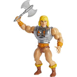 Masters of the Universe Origins Deluxe He-Man 5.5-in Action Figure, Battle Character for Storytelling Play and Display, Gift for 6 to 10-Year-Olds and Adult Collectors