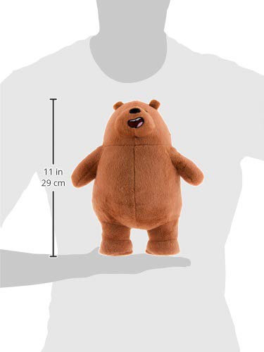GUND We Bare Bears Standing Grizz Stuffed Plush Bear, 11"