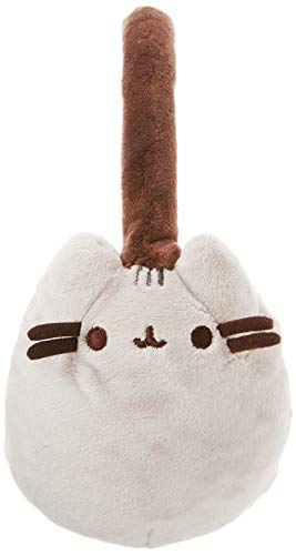 GUND Pusheen Cat Plush Stuffed Animal Earmuffs, Gray, 8"