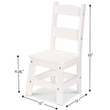 Melissa & Doug Wooden Chair Pair  - White