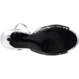 Touch Ups Women's Debbie Ankle-Strap Sandal,Silver Sequins,10.5 M US