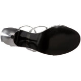 Touch Ups Women's Damaris Manmade T-Strap Sandal,Silver Metallic,7 M US