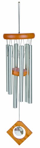 Oriental Furniture Unique Birthday Gift Ideas, 17-Inch Feng Shui Crystal Hanging Tubular Bell Wind Chimes