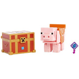 Minecraft Dungeons |Piggybank Tirelire |3.25-in Collectible Battle Figure GNC29