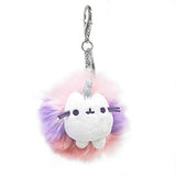 GUND Pusheen Super Pusheenicorn Unicorn Cat Plush Pom Deluxe Keychain, 4"