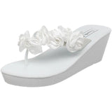 Touch Ups Women's Birdy Sandal,White Vinyl,10 M US