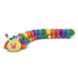 Melissa & Doug Longfellow Caterpillar - Rainbow-Colored Stuffed Animal With 32 Floppy Feet (over 2 feet long)