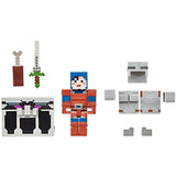 Minecraft Battle Chest with Figure, Weapon and Accessories, Action & Adventure Toy Based on Video Game, for Storytelling Play and Display, Gift for 6 Years Old and Up