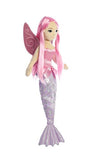 Aurora World Sea Sparkles Fairy Mermaid Coralina Plush,Pink