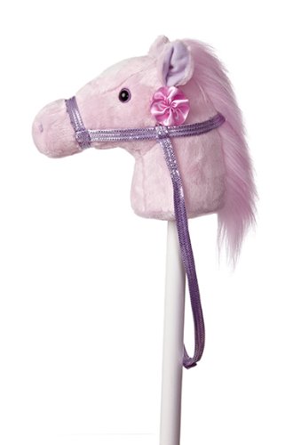 Aurora World World Giddy-Up Fantasy Stick Pony 37" Plush, Pink