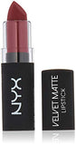 NYX Professional Makeup Velvet Matte Lipstick, Volcano, 0.14 Ounce