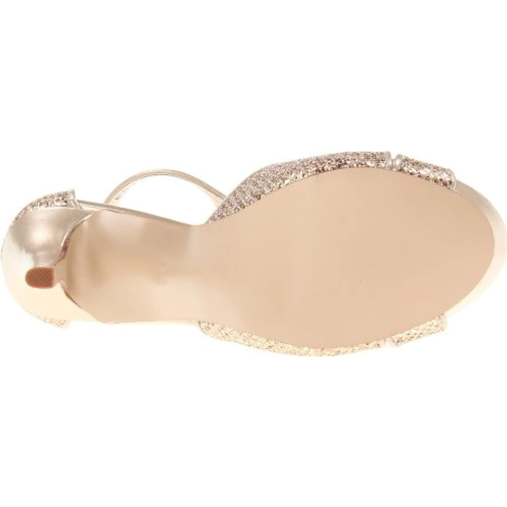 Touch Ups Women's Tiara Sandal,Champagne Glitter,10.5 M US