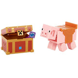 Minecraft Dungeons |Piggybank Tirelire |3.25-in Collectible Battle Figure GNC29