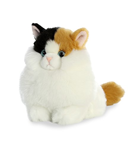 Aurora World Fat Cats Plush Toy Animal, Munchy Calico