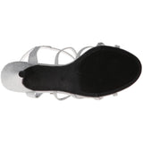 Sizzle by Coloriffics Women's Shelly Dress Sandal,Silver,7.5 M US