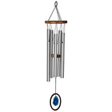 Woodstock Chimes WAGBLL The Original Guaranteed Musically Tuned Large Agate Wind Chime, Blue