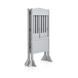 Guidecraft Contemporary Kitchen Helper Stool - White W/Keeper and Non-Slip Mat: Adjustable Height Wooden Baking Tower, Folding Step Stool for Toddlers, Little Kids Learning Furniture