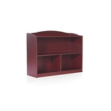 Guidecraft 3-Shelf Cherry Bookcase - Shelves, Home & Office Organizer Furniture, Book Display