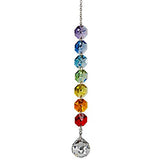 Woodstock Chimes CCHCB Rainbow Makers Crystal Chakra Cascade Suncatcher, Ball