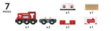 Brio Cargo Train World - Train (33888) - Wooden Train - Compatible with All Wooden Train Sets