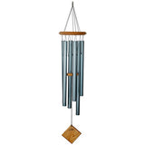 Woodstock Chimes DCV37 The Original Guaranteed Musically Tuned Earth Chime, 37 in, Verdigris