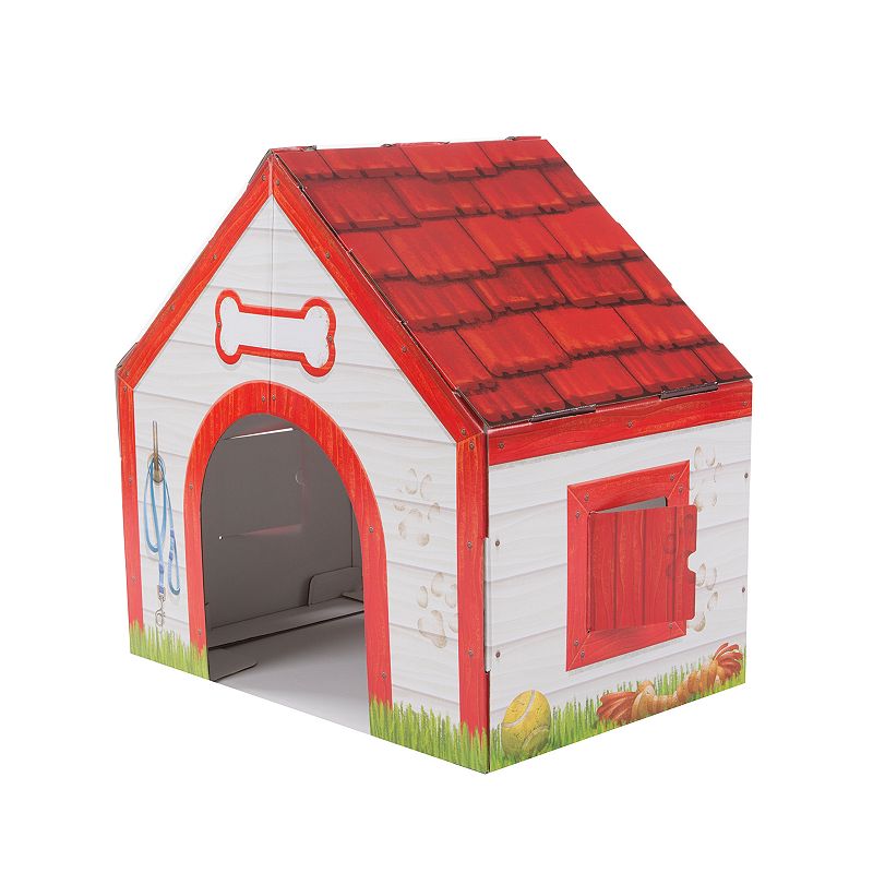 Melissa & Doug Doghouse Plush Pet Playhouse
