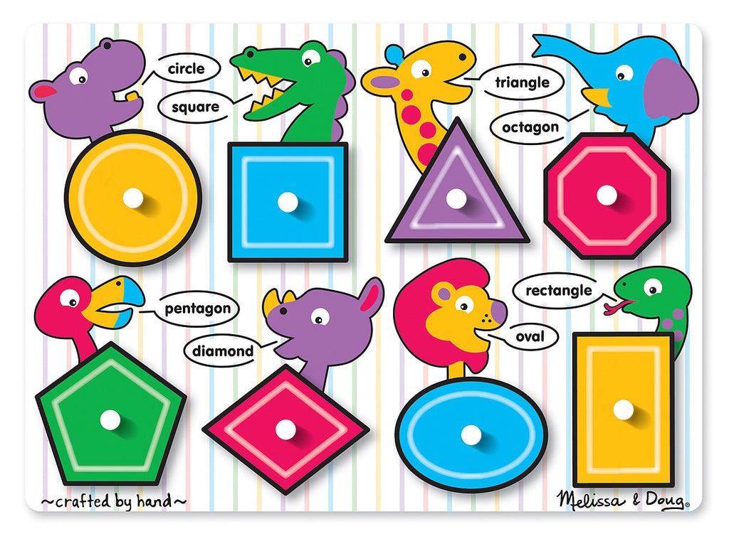 Melissa & Doug Shapes Peg 3285