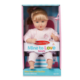 Melissa & Doug Mine to Love Natalie 12-Inch Soft Body Baby Doll With Hair and Outfit