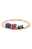 Melissa & Doug Zoo Animal Wooden Train Set (12+pc)