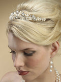 Bridal Tiara with Freshwater Clusters 3318T
