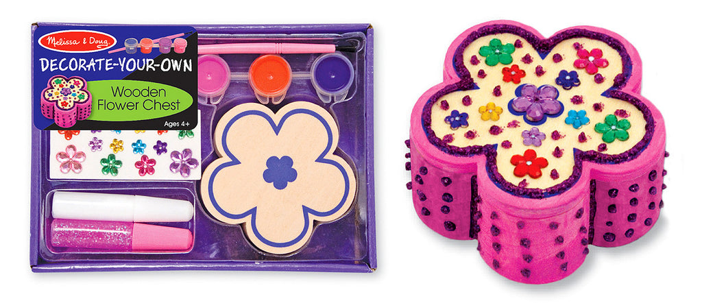 Melissa & Doug Wooden Flower Chest - DYO