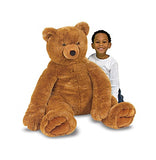 Melissa and Doug Kids Toys, Kids Jumbo Plush Brown Teddy Bear