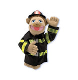 Melissa & Doug Firefighter Puppet With Detachable Wooden Rod