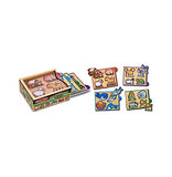 Melissa & Doug Animals Mini-Puzzle Pack