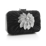 Bejeweled Satin Minaudiere Evening Bag 3453EB-JE