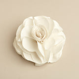 Brown Silk Flower Hair Clip or Pin 3458H