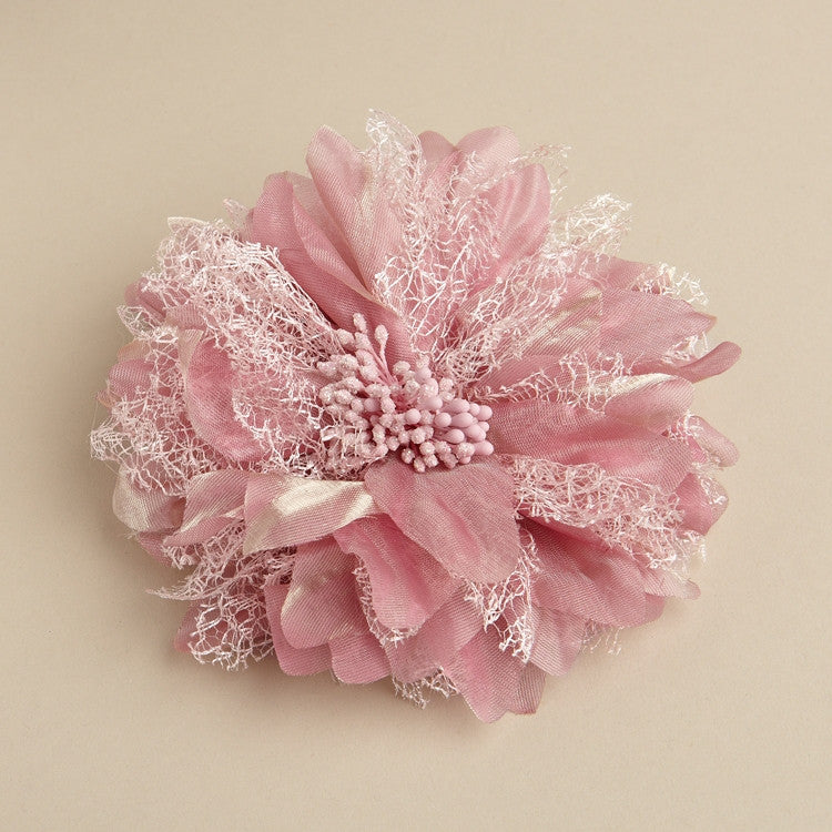 WAY BELOW OUR COST! Shimmer Hair Flower Clip or Brooch 3460H