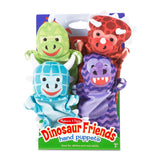 Melissa & Doug Dinosaur Friends Hand Puppets (Set of 4)