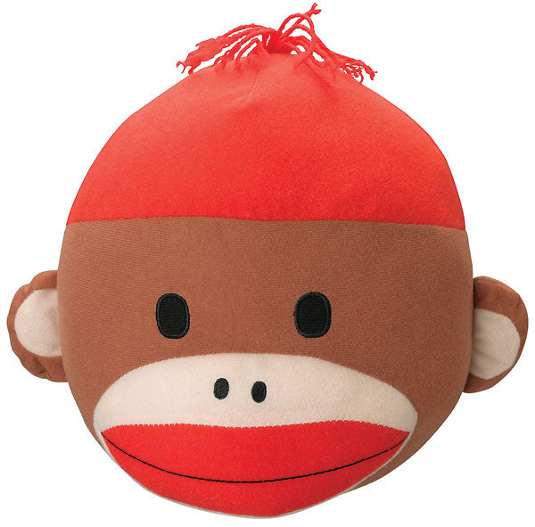 Sock Monkey Plush Head 5914